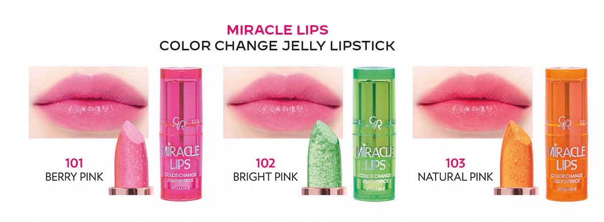 golden rose miracle lips changing