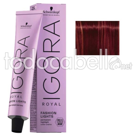 Schwarkopf Tinte Igora Royal Fashion Lights Rojo Violeta