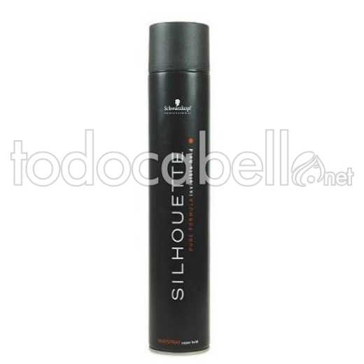 Schwarzkopf Silhouette Hairspray Pure. Laca de Fijación Extra Fuerte 500ml