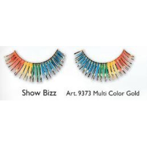 Kryolan Show Bizz Eyelashes. Pestañas Postizas  ref: Multi Color Gold 9373