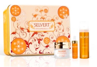 Kit de productos Selvert con estuche