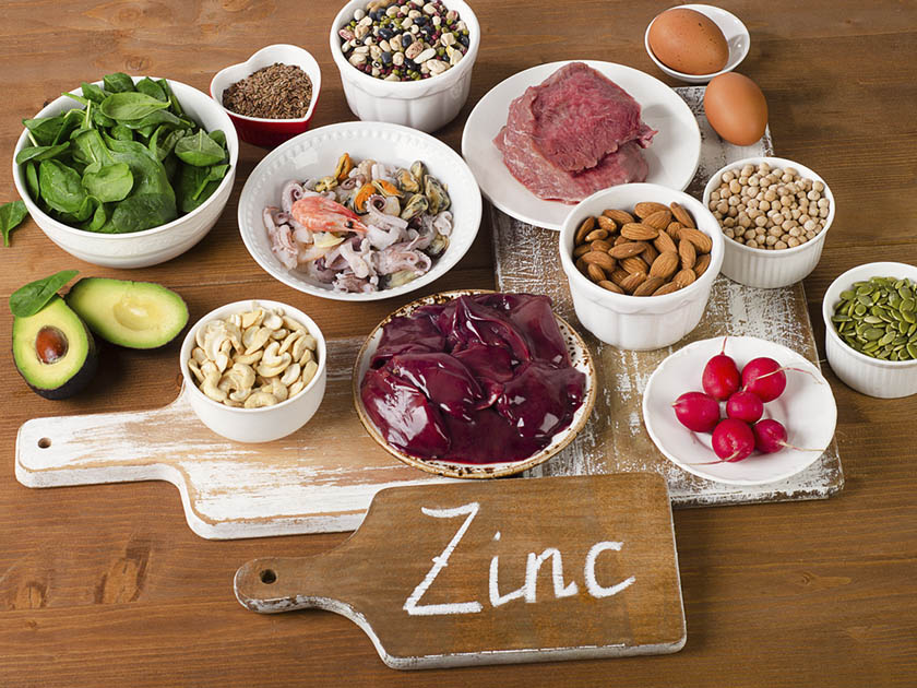 Alimentos ricos en zinc y magnesio