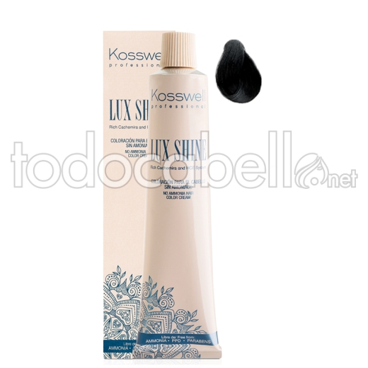 Kosswell Tinte Lux Shine Sin Amoniaco 1 Negro 60ml