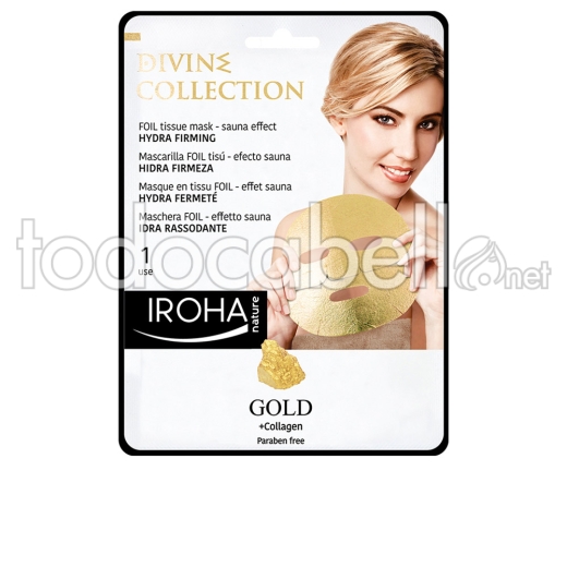 Iroha Gold Tissue Hydra-firming Face Mask 1 Use