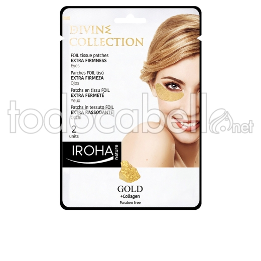 Iroha Gold Tissue Eyes Patches Extra Firmness 2 Pcs