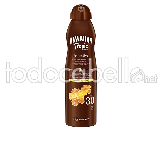 Hawaiian Tropic Coconut & Mango Oil Bruma Spf30 Spray 180 Ml