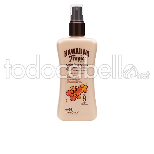 Hawaiian Tropic Protective Sun Lotion Spray Spf8 200 Ml
