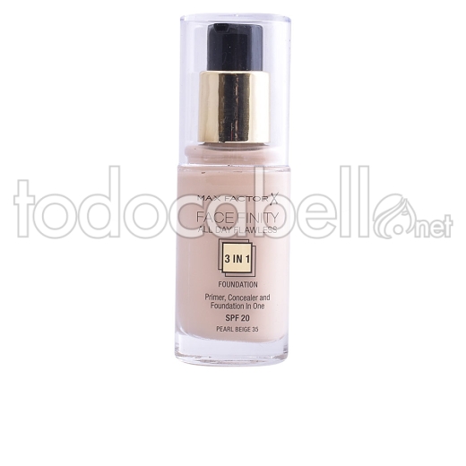 Max Factor Facefinity All Day Flawless 3 In 1 Foundation ref 35-pearl