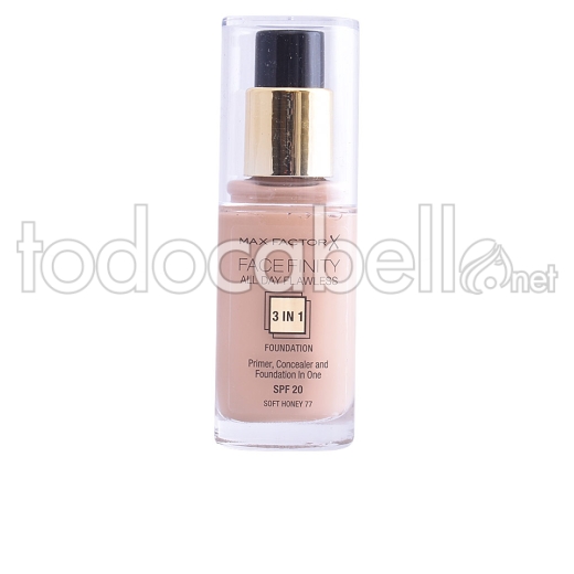 Max Factor Facefinity All Day Flawless 3 In 1 Foundation ref 77-softhoney