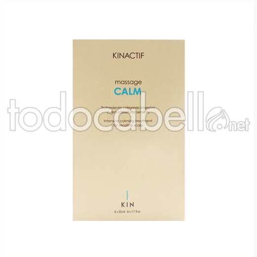 Kin Tratamiento Cabello Sensible Calm Massage 6x50 Ml