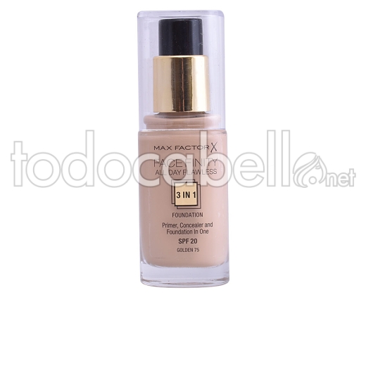 Max Factor Facefinity All Day Flawless 3 In 1 Foundation ref 75-golden