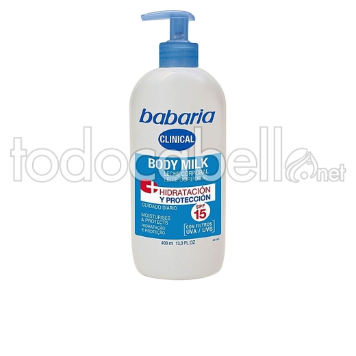 Babaria Clinical Spf15 Leche Corporal Hidratante & Protectora 400 Ml