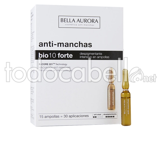 Bella Aurora Bio10 Forte Despigmentante Intensivo Ampollas 15 X 2ml