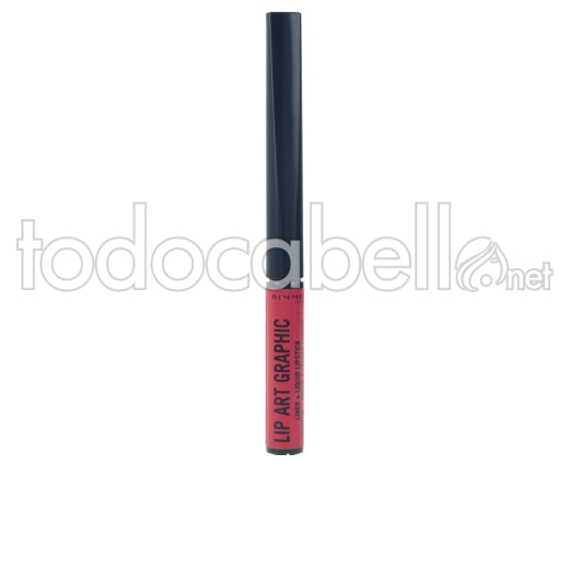 Rimmel London Lip Art Graphic Liner&liquid Lipstick ref 110-vibez