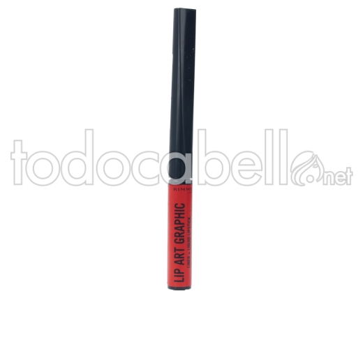 Rimmel London Lip Art Graphic Liner&liquid Lipstick ref 610-hot Spot