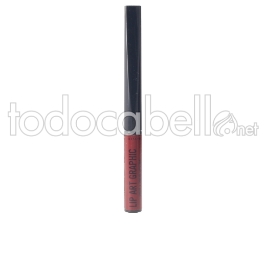 Rimmel London Lip Art Graphic Liner&liquid Lipstick ref 810-be Free