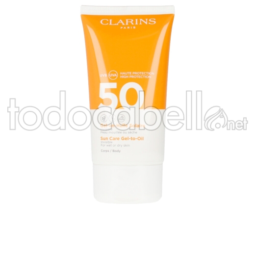 Clarins Solaire Gel En Huile Corps Spf50 150ml