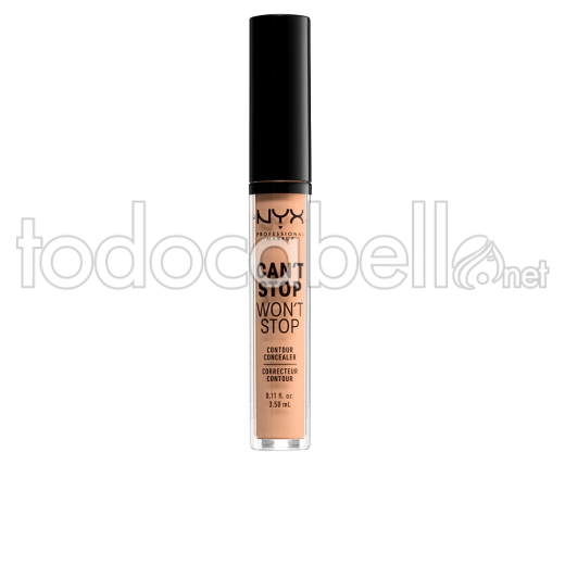 Nyx Can't Stop Won't Stop Contour Concealer ref natural 3,5 Ml