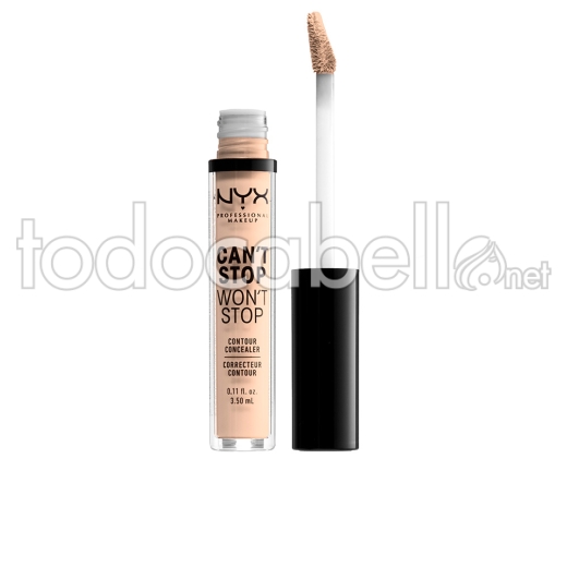Nyx Can't Stop Won't Stop Contour Concealer ref light Ivory 3,5 Ml