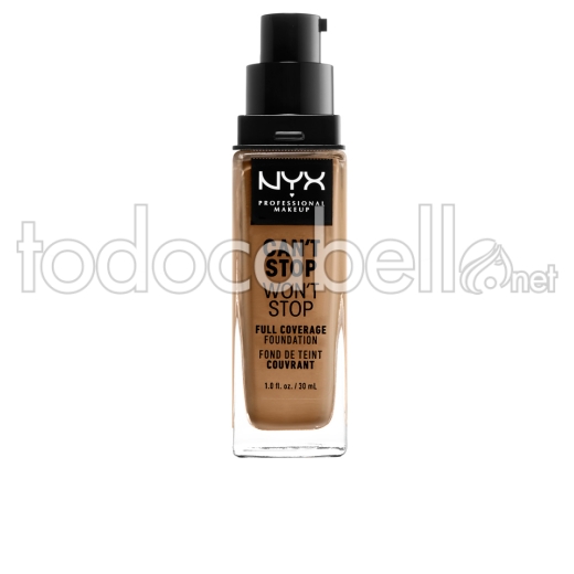 Nyx Can't Stop Won't Stop Full Coverage Foundation ref golden 30 Ml