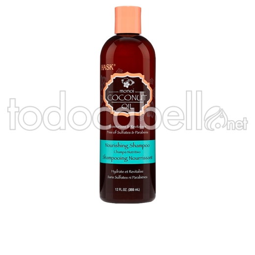 Hask Monoi Coconut Oil Nourishing Shampoo 355 Ml