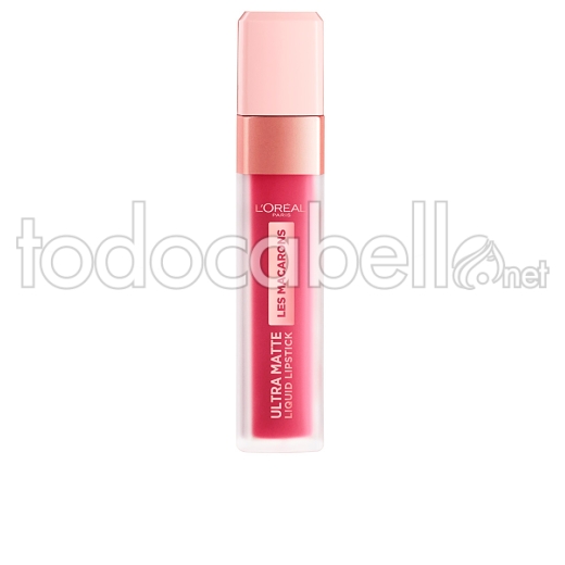 L'oréal Paris Les Macarons Ultra Matte Liquid Lipstick ref 828-framboise Fren