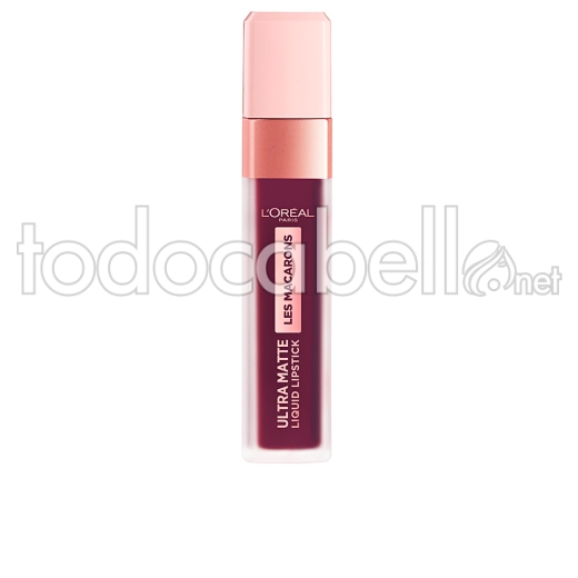 L'oréal Paris Les Macarons Ultra Matte Liquid Lipstick ref 830-blackcurrant C