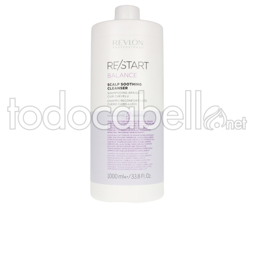 Verkaufshit Revlon Re-start Balance Soothing Shampoo Cleanser Ml 1000