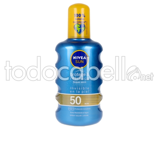 Nivea Sun Protege&refresca Spray Spf50 200 Ml