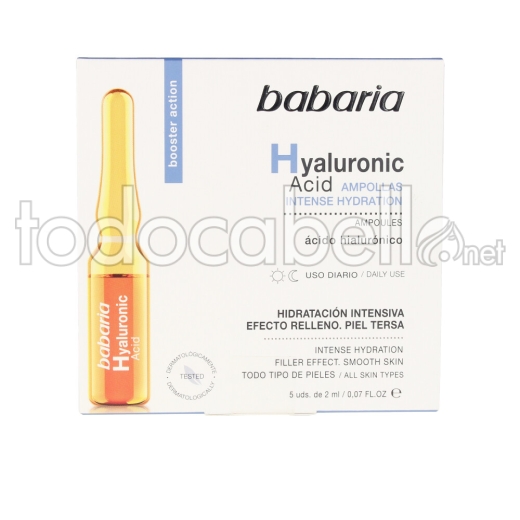Babaria Hyaluronic Acid Intense Hydration Ampollas 5x2ml