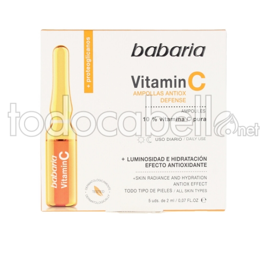 Babaria Vitamin C Antiox Defense Ampollas 5 X 2 Ml