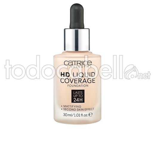 Catrice Hd Liquid Coverage Foundation Lasts Up To 24h ref 010-light Bei