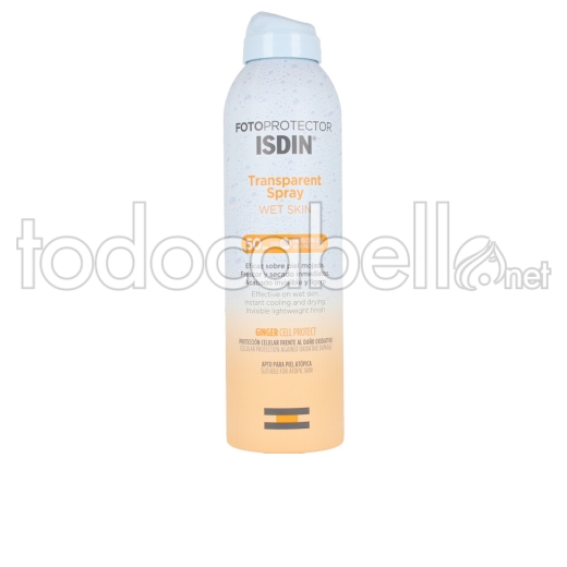 Isdin Fotoprotector Wet Skin Transparent Spray 50+ 250 ml