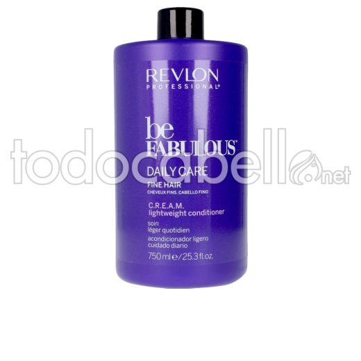 Revlon Be Fabulous Daily Care Fine Hair Cream Conditioner 750 Ml