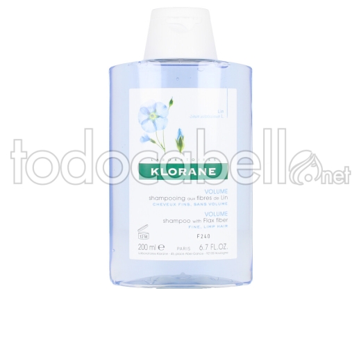 Klorane Volume Shampoo With Flax Fiber 200 Ml