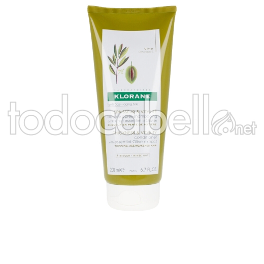 Klorane Thickness&vitality Conditioner With Essential Olive Extract