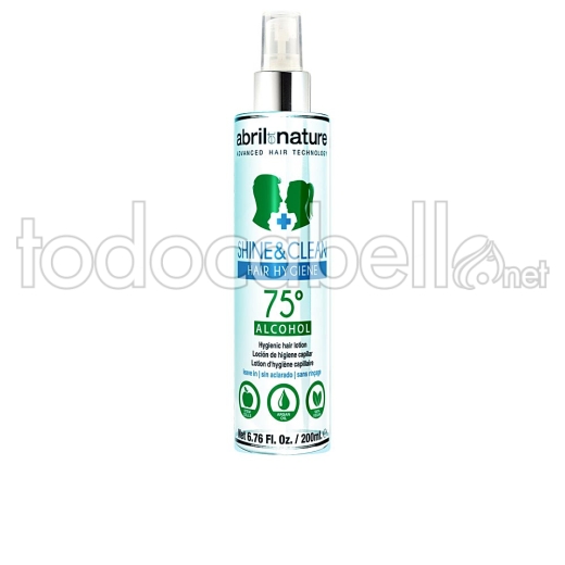 Abril Et Nature Shine&clean Hair Hygiene 75º Alcohol 200ml