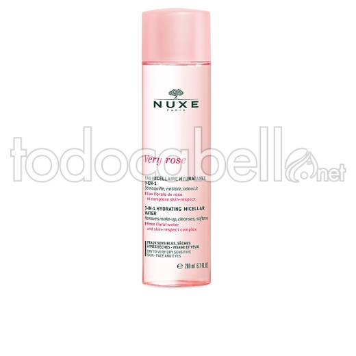 Nuxe Very Rose Eau Micellaire Hydratante 3 En 1 200 ml