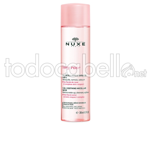 Nuxe Very Rose Eau Micellaire Apaisante 3 En 1 200 ml