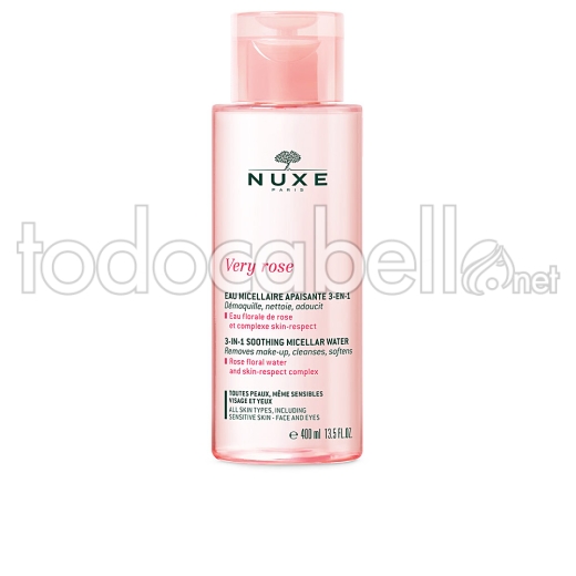 Nuxe Very Rose Eau Micellaire Apaisante 3 En 1 400 ml