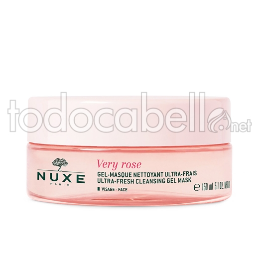 Nuxe Very Rose Gel-masque Nettoyant Ultra Frais Visage 150 ml