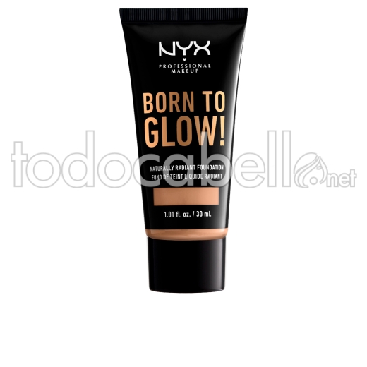Nyx Born To Glow Naturally Radiant Foundation ref medium Olive