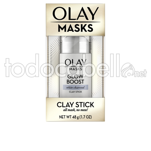 Olay Masks Clay Stick Glow Boost White Charcoal 48 Gr