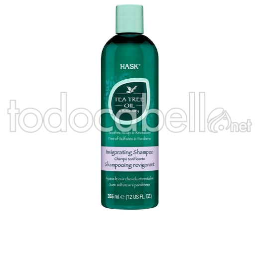 Hask Tea Tree & Rosemary Invigorating Shampoo 355 Ml