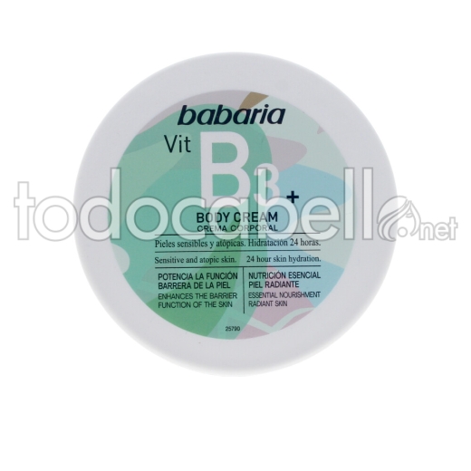 Babaria Vitamin B3+ Body Cream 100% Vegan 400 Ml