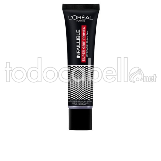 L'oréal Paris Infallible Super Grip Primer Combination To Oily Skin 20 Ml