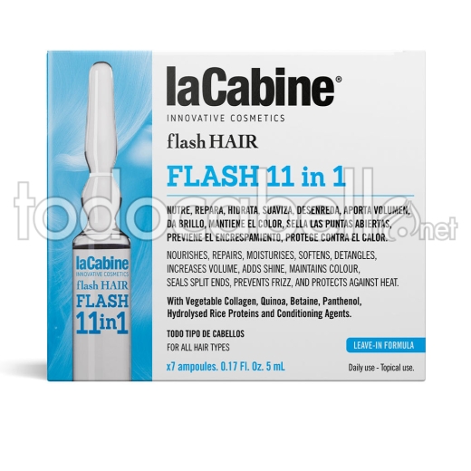 La Cabine Flash Hair 11 In 1 7 X 5 Ml                                