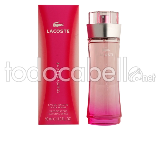 Lacoste Touch Of Pink Pour Femme Edt Vaporizador 90 Ml