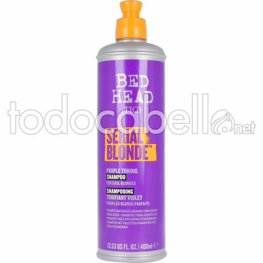Tigi Bed Head Serial Blonde Purple Toning Shampoo 400 Ml