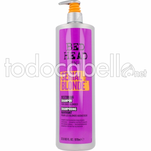 Tigi Bed Head Serial Blonde Purple Toning Shampoo 970 Ml